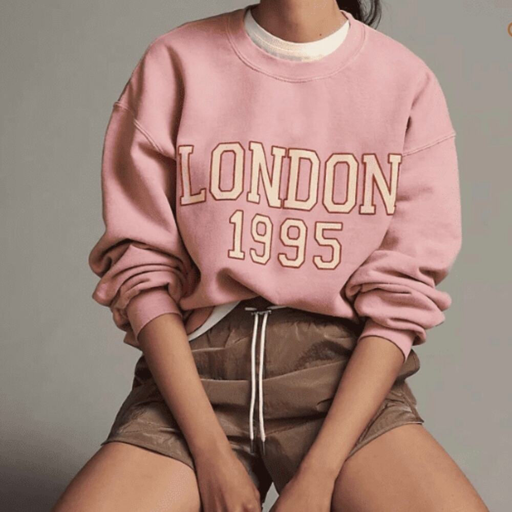 RARE Anthropologie The Roam City LONDON 1995 Crewneck Sweatshirt
